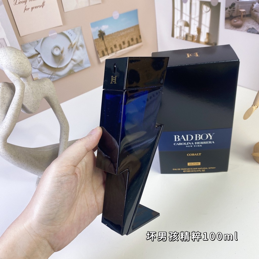 Bắn thật❤  43 Carolina Bad Boy Bad Boy Essence 100ml Carolina Herrera Bad Boy Cobalt Elixir, 2024 Ca