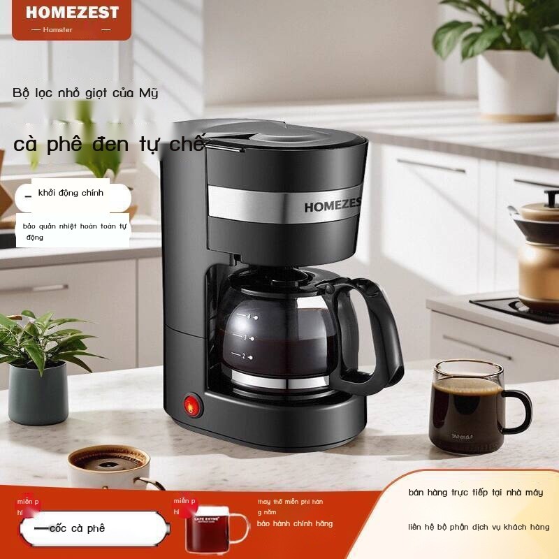 [Đa Năng] Máy Fissler Đức, gọn, tự động hoàn toàn, cà phê Mỹ, máy pha trà nhỏ