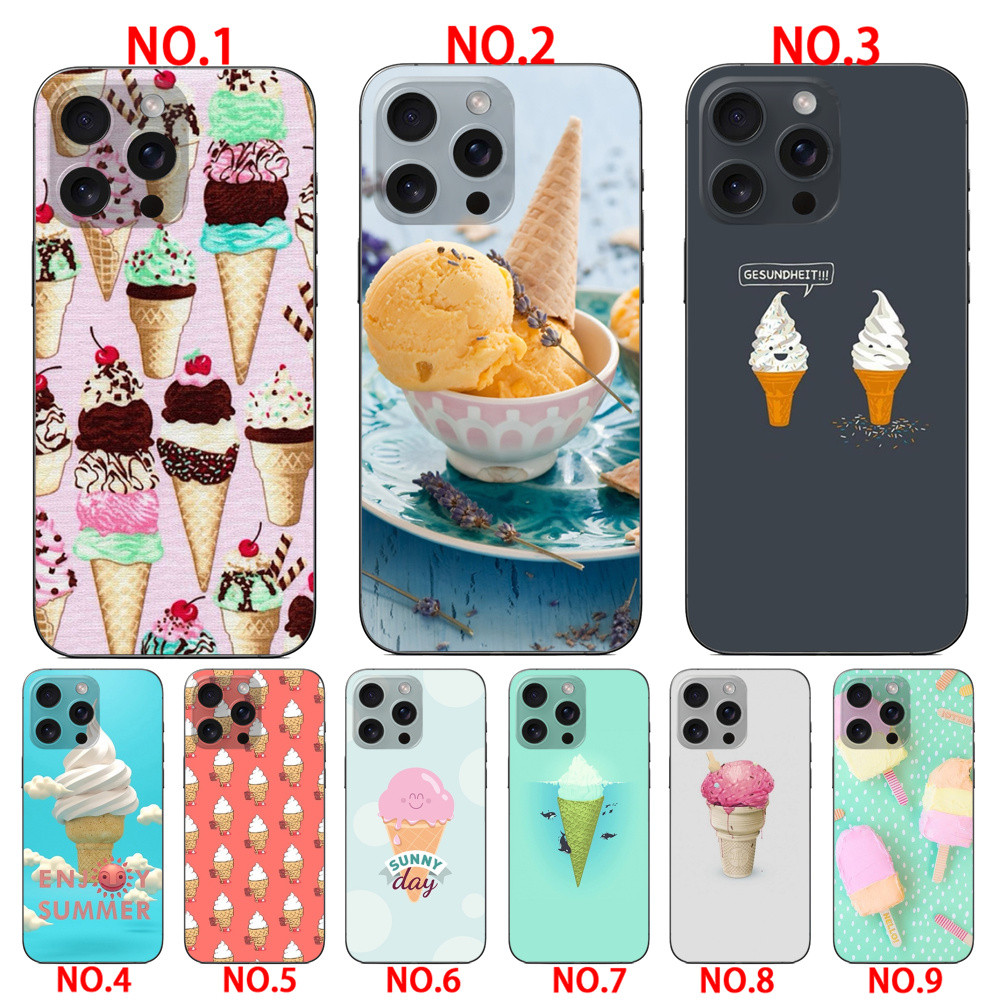 Tận hưởng vỏ điện thoại kem mùa hè cho Huawei Y7A Y9S Nova 8i Pura 70 Nova 12i 13i Nova 12 13 Nova 5