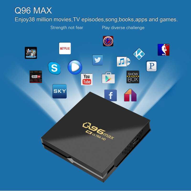Q96MAX10 Internet TV Top Box 4K TV Box Ngoại Thương TV BOXamlogic Jingchen