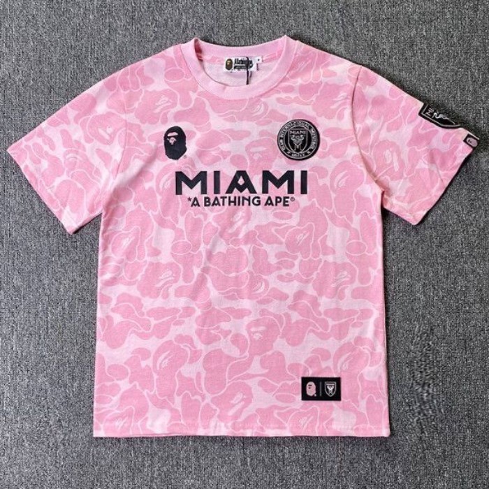 MIAMI Mùa Hè Mới Dopamine Thể Thao Ngắn Tay In Hình 3D Ape Man Quốc Tế Đồng Thương Hiệu Miami MIAMI 