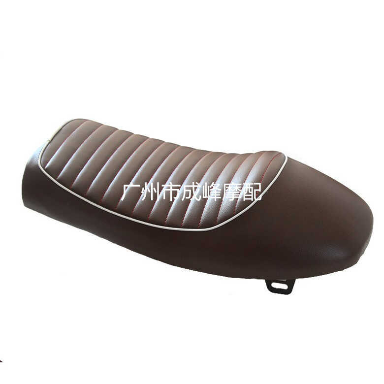 Retro Sửa Đổi CG125 Ghế Xe Máy Đệm Ôm Ghế Đệm Yên Túi 53cm Phiên Bản Ngắn cafe Sửa Đổi