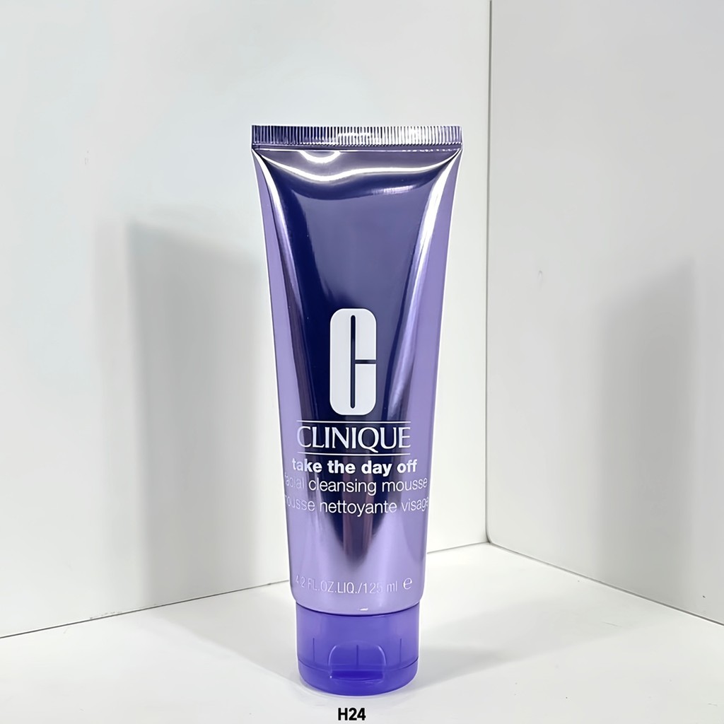 Fashion Direct Sales P / 28 Sữa rửa mặt béo tím Clinique 125mlMới Clinique Tím Mỡ Làm Sạch Dầu Dừa A