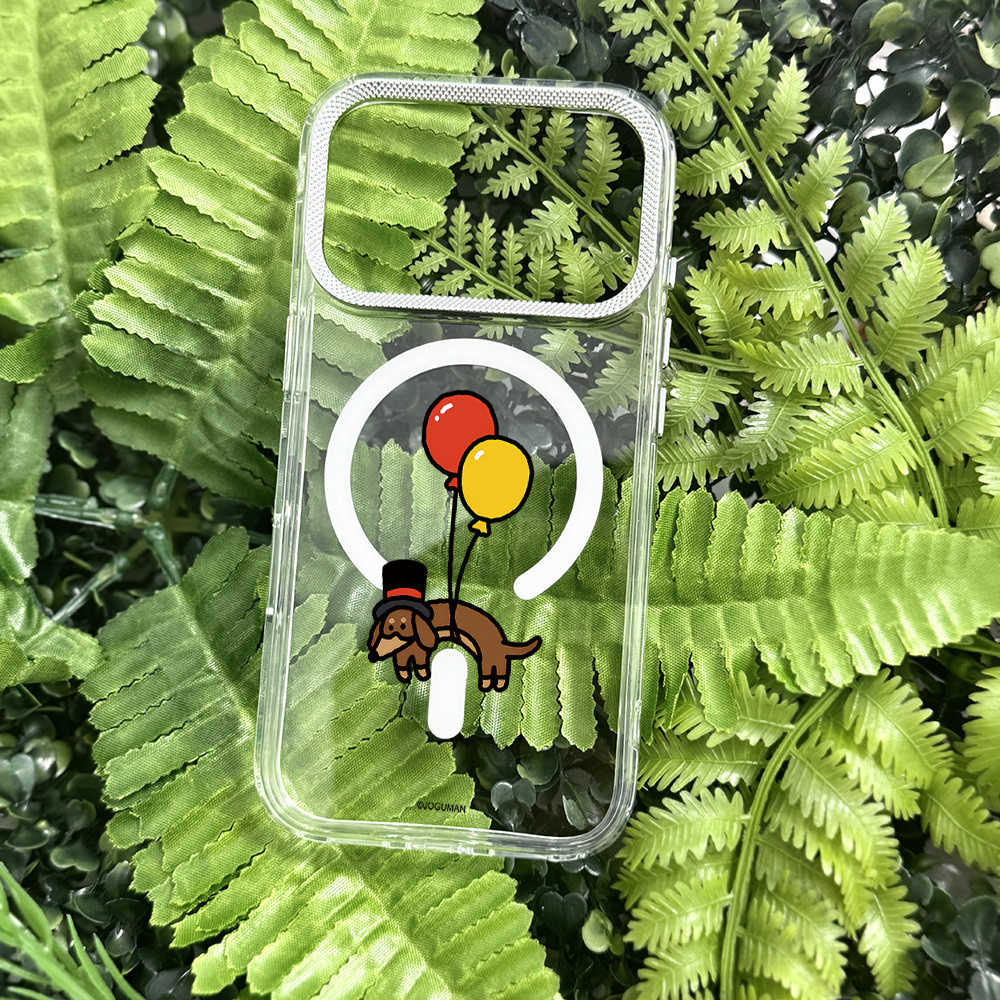 Màu Sắc Mới Tương Phản Trong Suốt Acrylic Không Dây Sạc Từ Tính Tương Thích Cho IPhone11 12 13 15 16