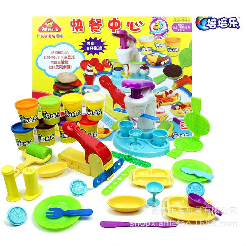 Peipei Le Color Mud Mold Tool Set Trẻ Em Màu Bùn Bộ Đất Sét Plasticine Mô Hình In Dụng Cụ Trung Tâm 