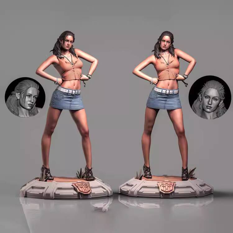 [Hàng có sẵn/Ảnh thật] Megan Fox "Transformers" Mô hình in 3D Tệp STL Dữ liệu