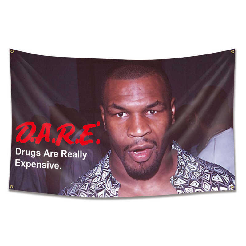 Cờ Ngoại Thương Mike-Tyson-1 90 * 150cm