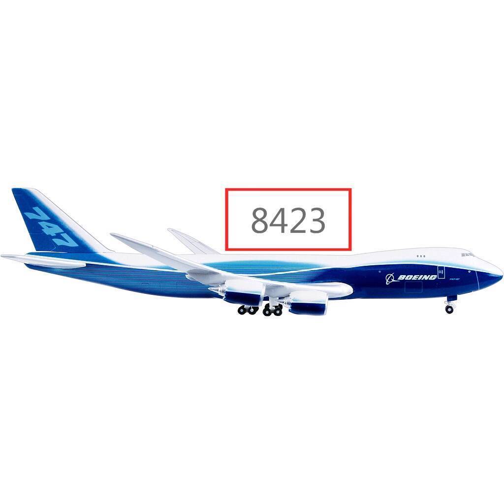 Mô hình máy bay hợp kim Hogan 1:500 quà tặng tùy chỉnh B747-8 Boeing Dream Livery