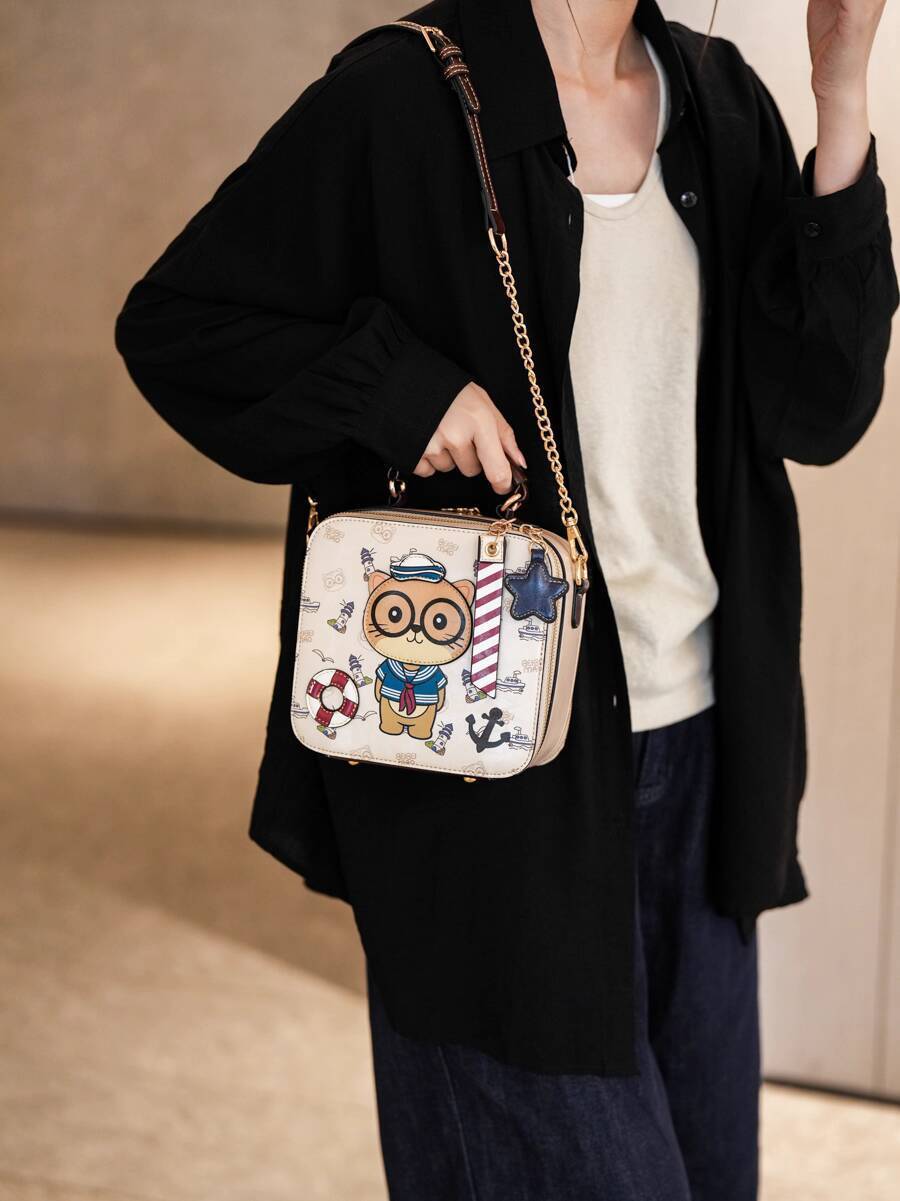 Hàng Mới Về 2025 Phong Cách Mới Thiết Kế Niche Túi Xách Phù Hợp Với Màu Sắc Tương Phản Đi Lại Túi Nữ