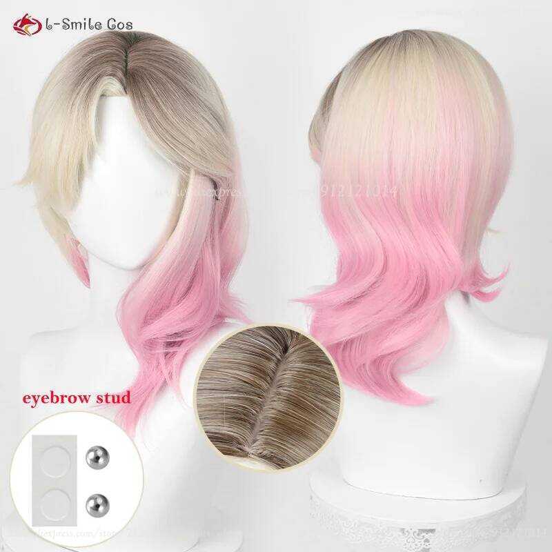 C Chất Lượng Cao Gwen Stacy Cosplay Tóc Giả 352Cm / 45Cm Ngắn Gwendolyn Maxine Stacy Tóc Giả Chịu Nh