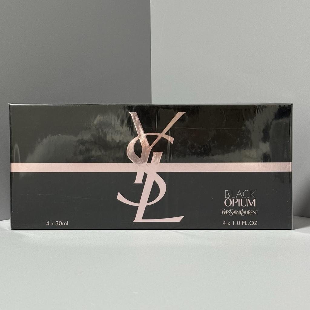 Giảm giá theo phong cách hiện đại Straw Time P70. Bộ nước hoa mẫu trung bình Opium màu đen Bộ bốn mả