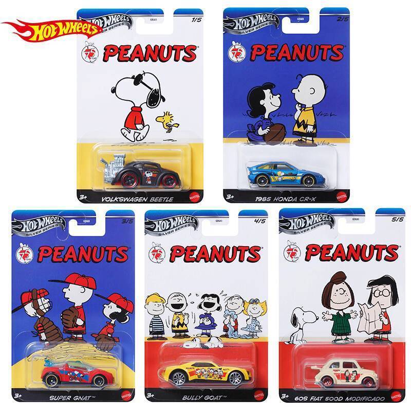 [SALE SỐC]  Đồ chơi xe hợp kim Hot Wheels GDG83 Snoopy Bugatti Volkswagen Transformers Bumblebee Pa