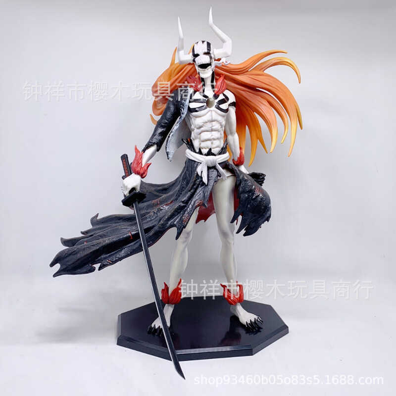 Anime Thần Chết Đầu Bò Ichigo Kurosaki Ichigo Tử Thần Bảo Vệ Ichigo Phía Sau Cảnh Void Mô Hình Trang