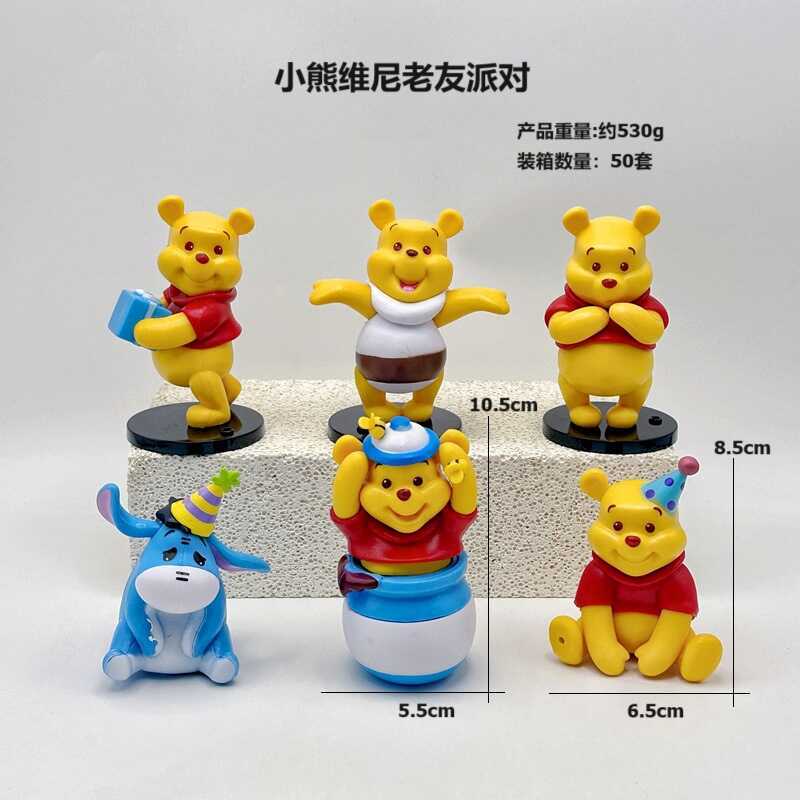 Winnie the Pooh Friend Party Quà tặng làm bằng tay Winnie the Pooh Eeyore Donkey Hộp bí ẩn Phụ kiện 