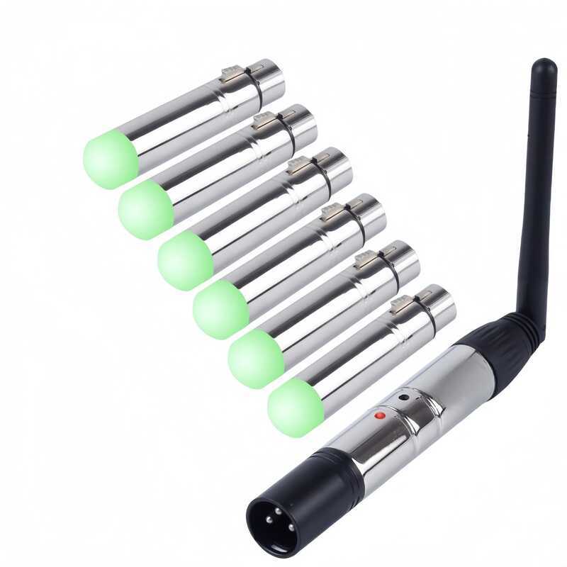 Bộ thu phát không dây Dmx512 2.4g dmx512 Bộ điều khiển bộ phát Tín hiệu công suất cao cho đèn sân kh
