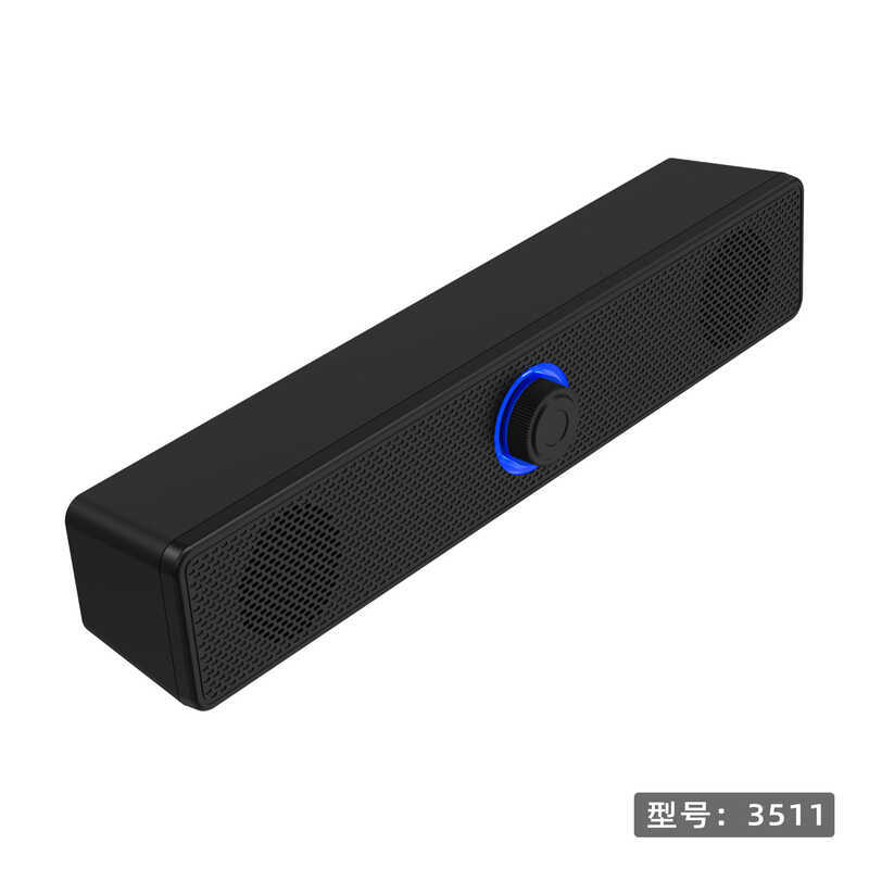 E-3511 Dải Dài Bluetooth Âm Thanh Laptop USB Núm Loa Có Dây Loa Siêu Trầm Blaster Âm Thanh