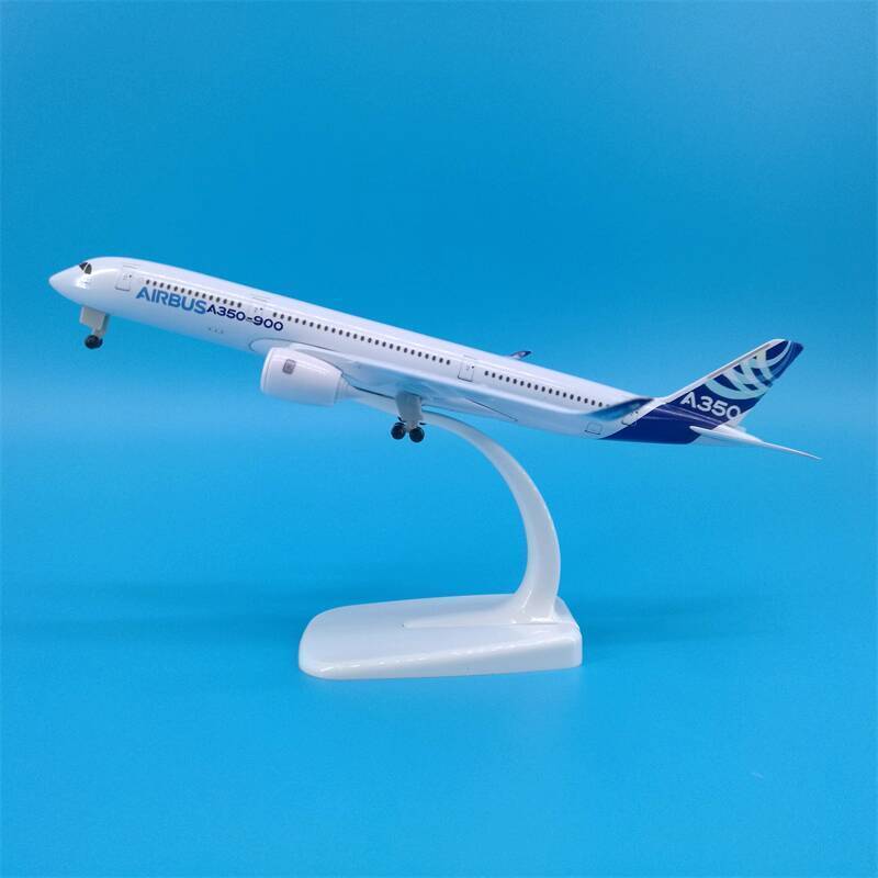 Mô hình A350 bằng hợp kim 20cm, trang trí máy bay Airbus A350-900 với bánh đáp
