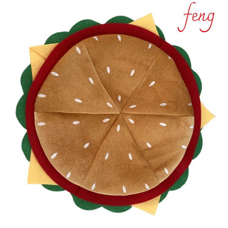 Hat Hamburger Phụ kiện ảnh sáng tạo sành điệu Mũ nón vui nhộn cho các bữa tiệc và các buổi họp mặt