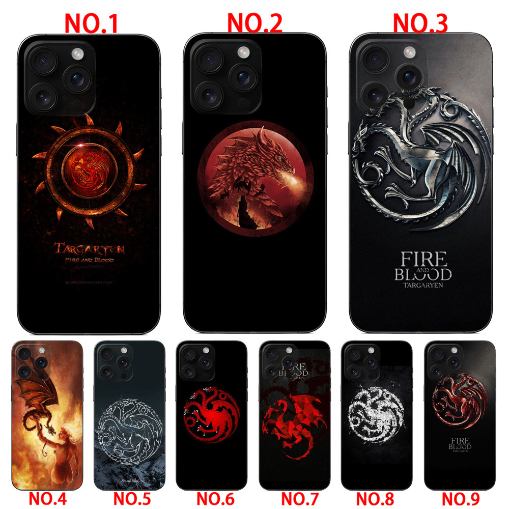 Ốp lưng Game of Thrones Targaryen Dragon cho Realme Note 50 C53 C51 Narzo 50A 8i Narzo 50 Realme 8 4
