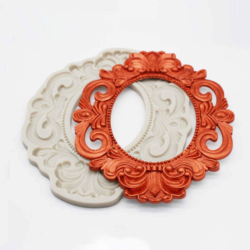 Khung ảnh Khuôn silicon, Fondant DIY Soft Clay Epoxy Modeling Tool