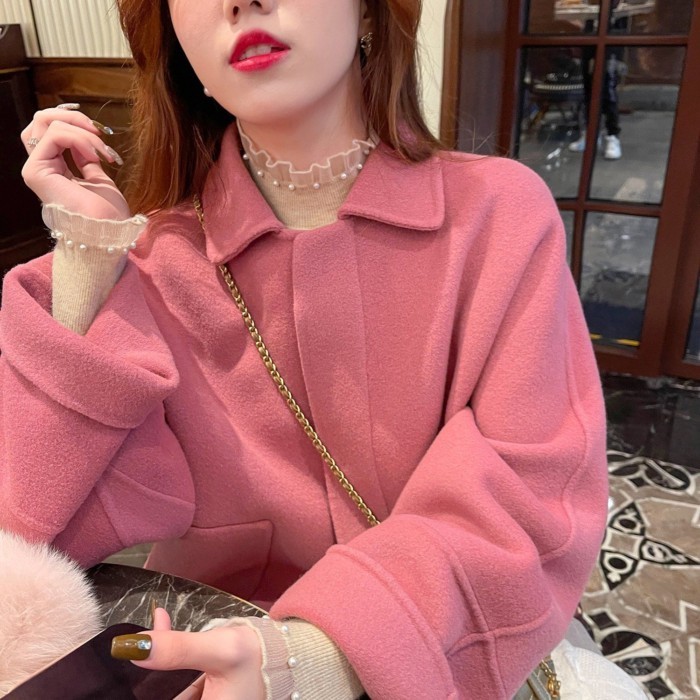 Xiaoxiang Ngọc Trai Ren Nửa Áo Len Cao Cổ Nữ Đáy Dệt Kim Slim Fit Dài Tay Nữ | BigBuy360 - bigbuy360.vn