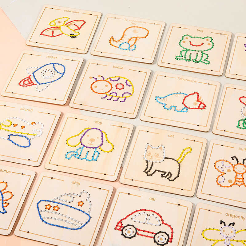 Gói vật liệu DIY thủ công 3-6 tuổi Đồ chơi giáo dục bằng gỗ Chứng nhận EN71 Cung cấp độc quyền