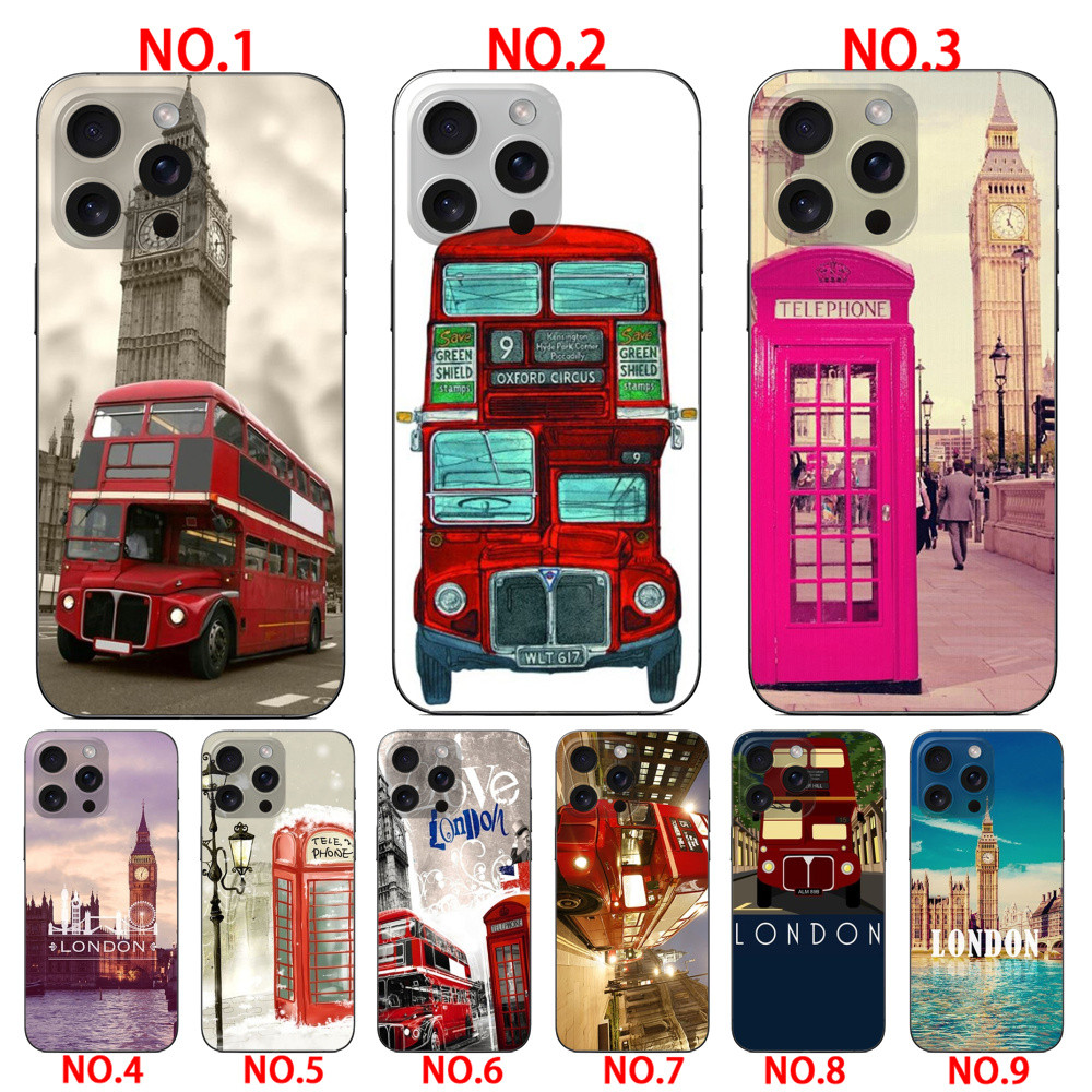 Ốp điện thoại mềm ben Bus London cho VIVO Y03 Y04 Y91 Y11 2019 Y36 Y27S Y78 Y20 Y20i Y20SG Y12S Y17S