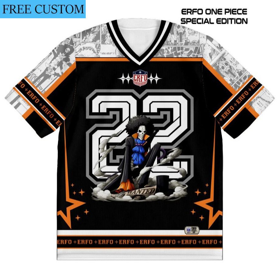 Áo Manga Full Print Character Brook từ Anime One Piece 22 - Phù Hợp Nam và Nữ