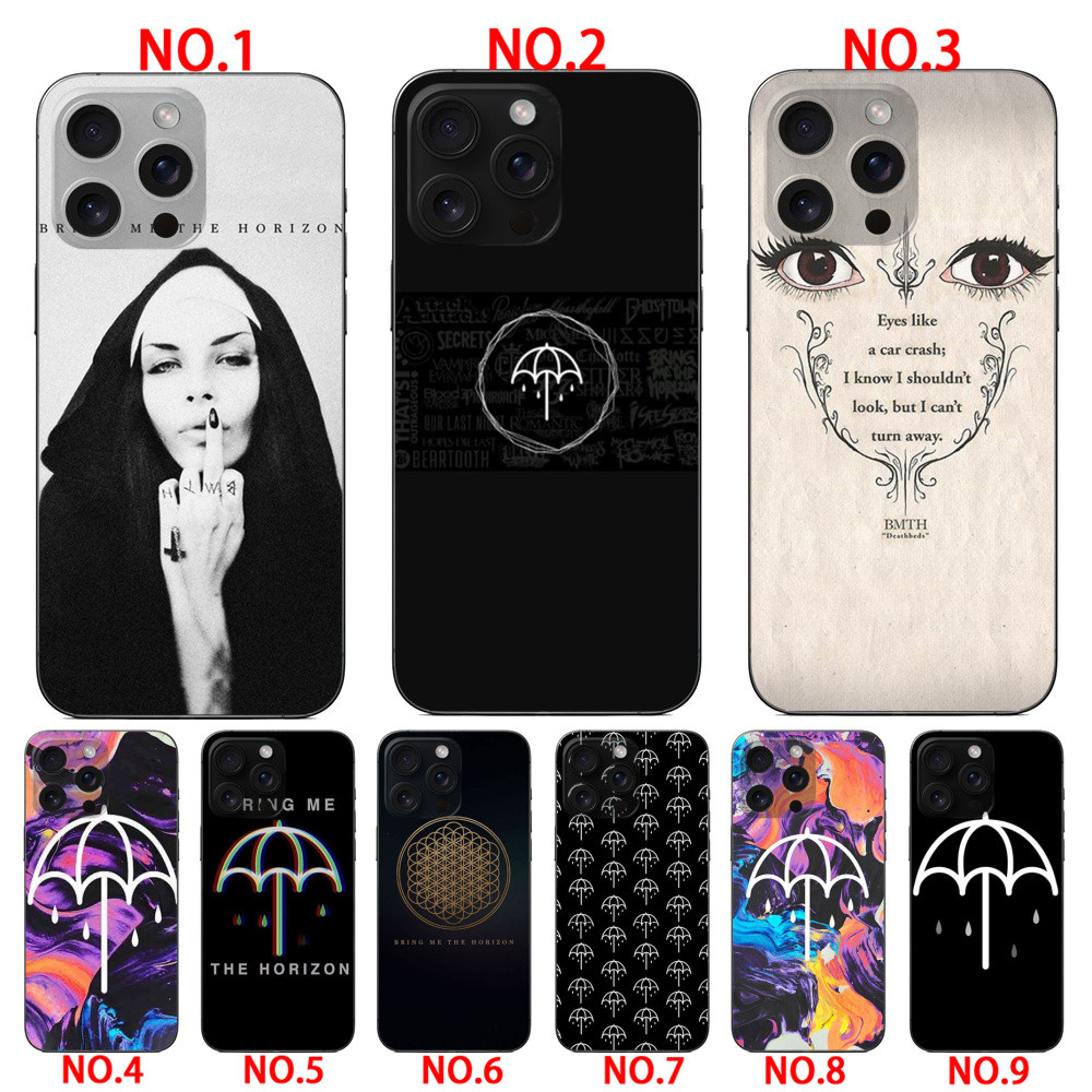 Ốp điện thoại BRING ME THE HORIZON cho iphone X XS XR 7 8 PLUS 11 pro max 12 pro max 13 pro max 14 p
