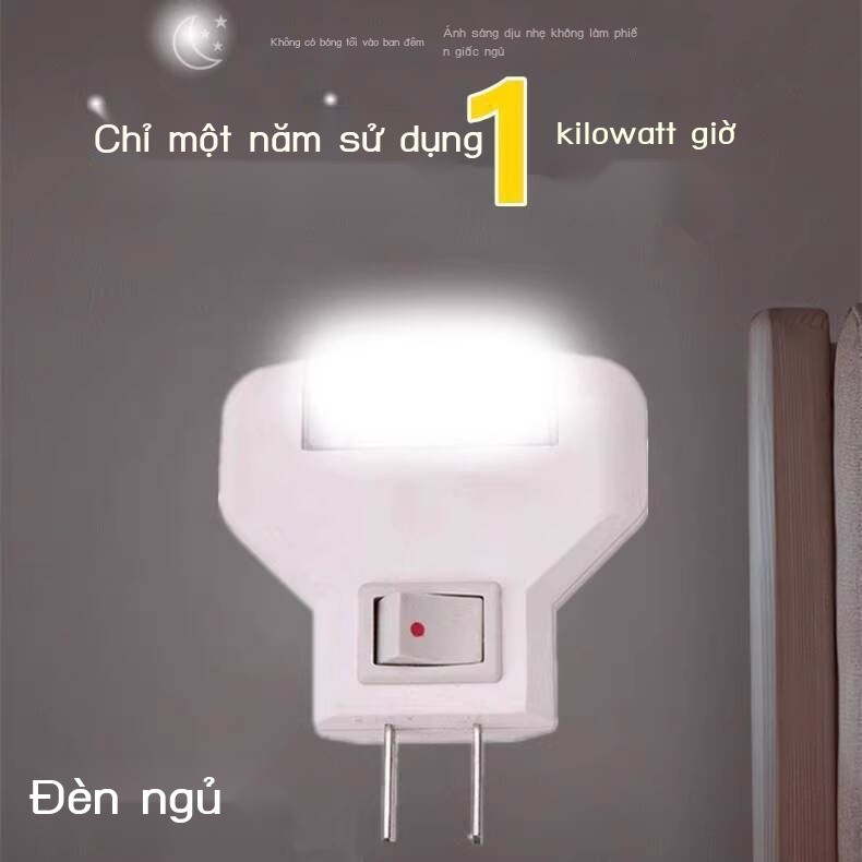 [HOT HIT] LED tiết kiệm năng lượng 1 Watt Ánh trắng hình tam giác sáng tạo Đèn phòng ngủ tại nhà