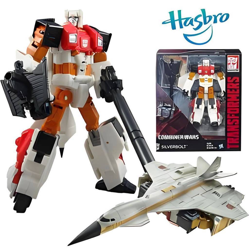 (Giá Hủy Diệt) Đồ chơi Transformers Chính hãng Hasbro IDW Voyager Class Silver Saber UW01 Dreadnoug