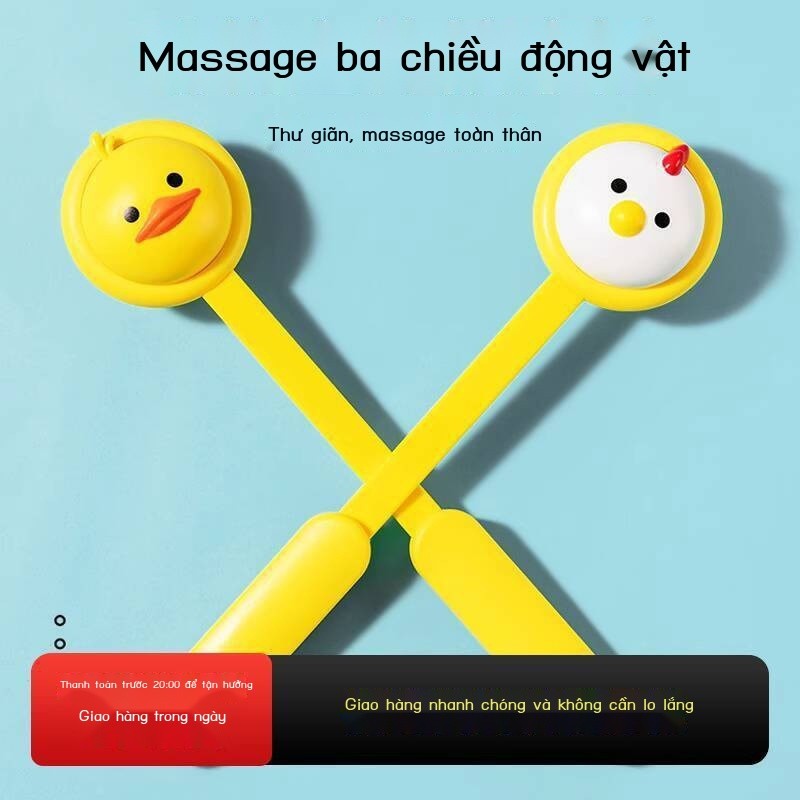 Búa massage 3D thú Miniso, búa bấm huyệt dễ thương hoạt hình Miniso
