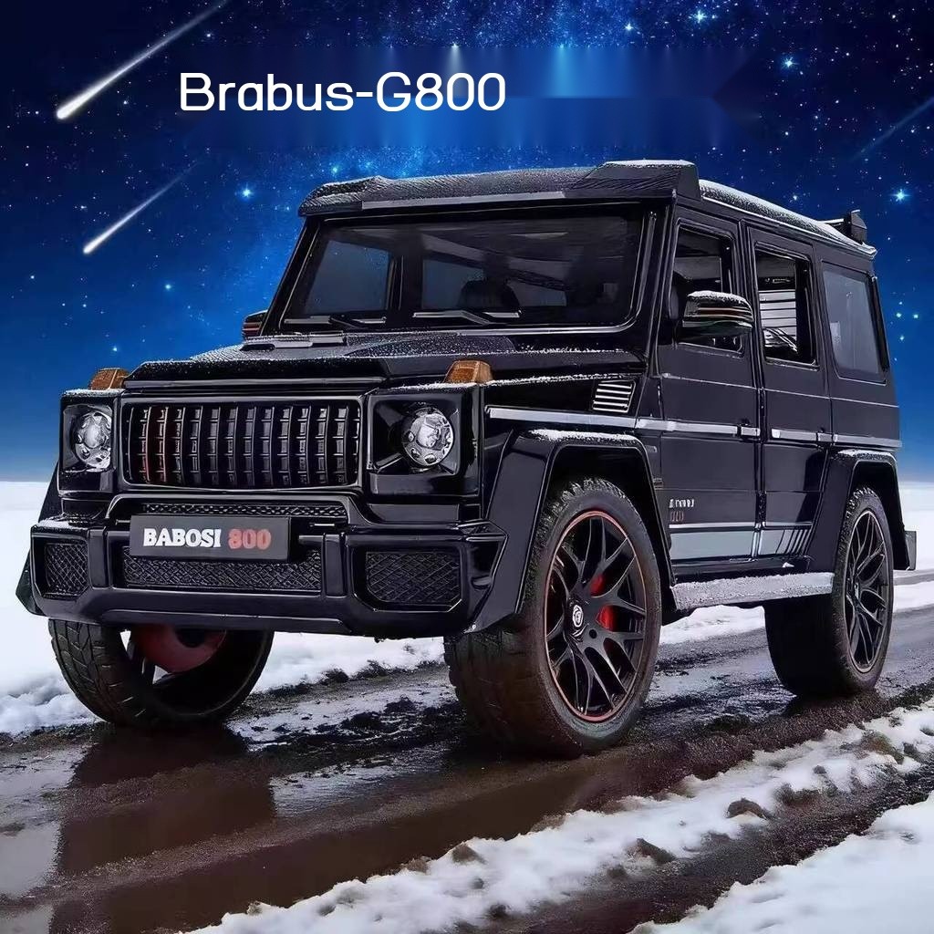 [ HOT Sale ] Mô Brabus G800 tỷ lệ 1:18 bằng hợp kim, chơi địa hình cho bé trai, đồ trang trí xe nhỏ