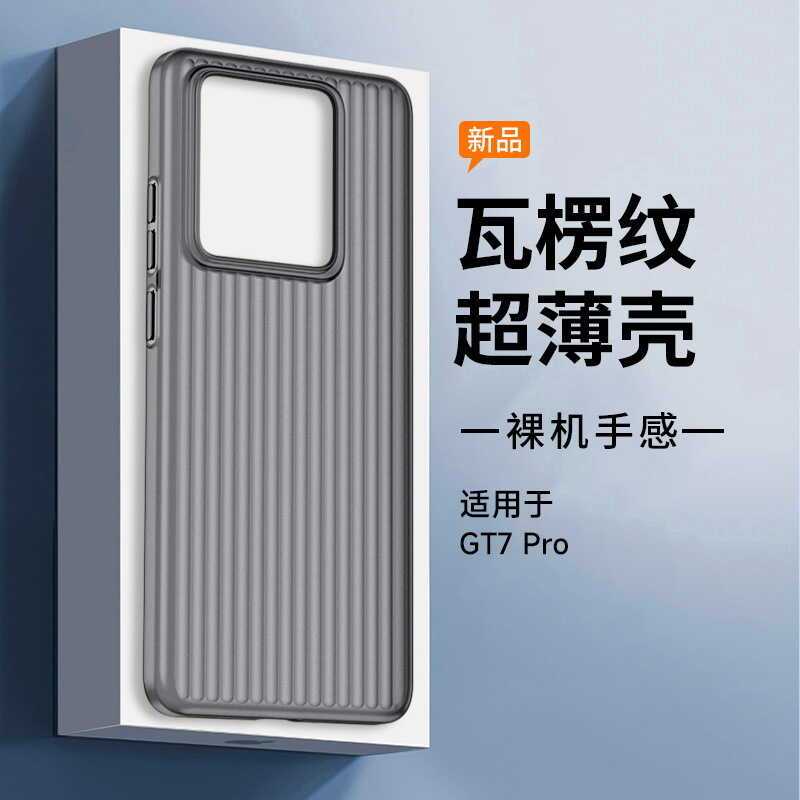 Thích hợp cho lỗ lớn Real Me GT7Pro Họa tiết sóng pp Lưới tản nhiệt siêu mỏng Họa tiết hành lý không