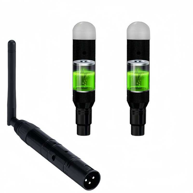 Bộ phát không dây Dmx512 Bộ thu phát không dây dmx Bộ thu điều khiển sạc pin tích hợp