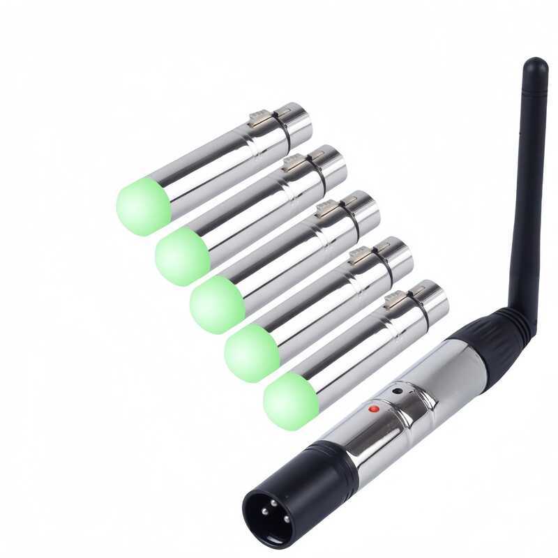 Bộ thu phát không dây dmx512 mới 2.4g dmx512 Bộ điều khiển phát dmx Tín hiệu sân khấu Sử dụng ánh sá