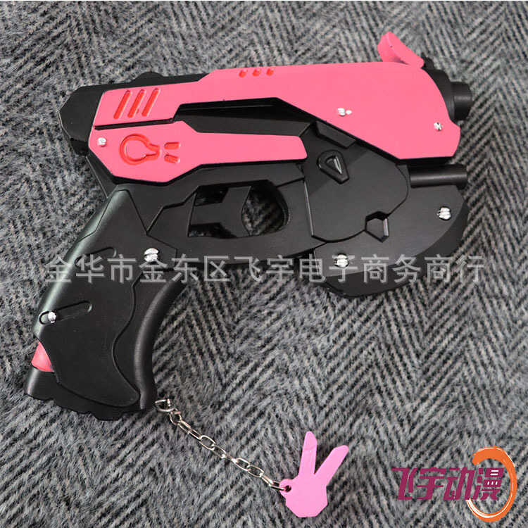 Overwatch dva Hand cos Đạo cụ Trò chơi Vũ khí ngoại vi Mô hình Pink Bunny DVA Toy