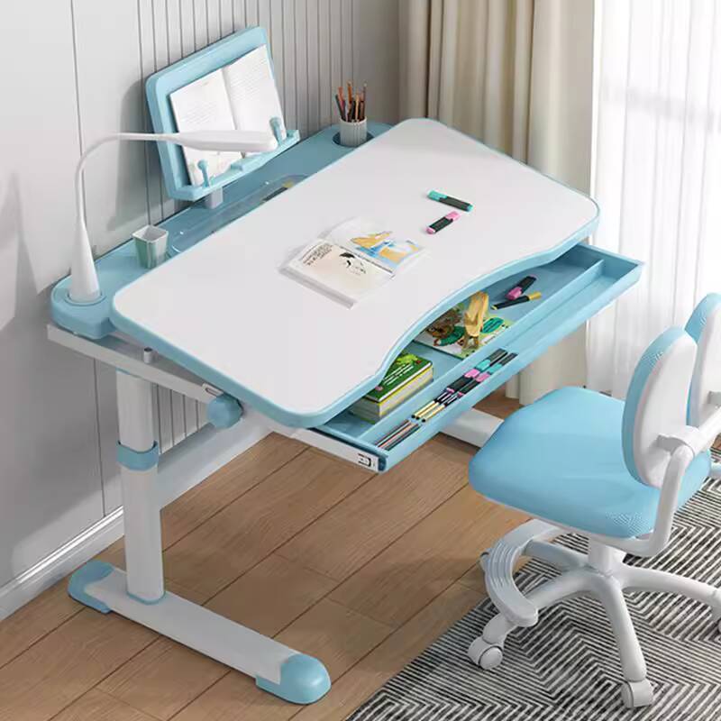 [ HOT Sale ] 70CM Bàn có tay quay, điều chỉnh chiều cao, làm bài cho học sinh tiểu học, bộ bàn ghế