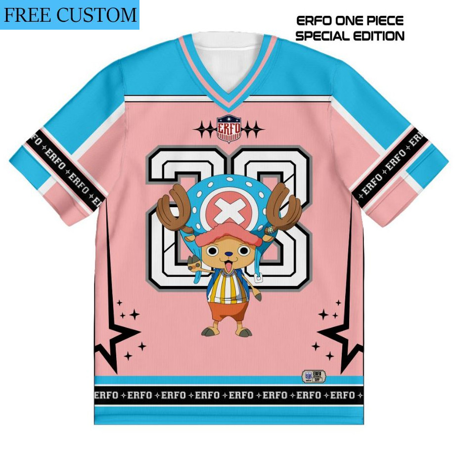 Áo đấu Anime One Piece Chopper No. 28 - Hình ảnh full bộ cho nam và nữ (Phiên bản đặc biệt)