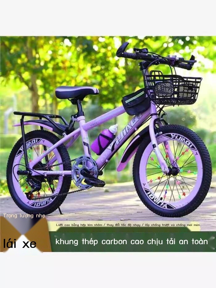 Xe đạp trẻ em trai và bé gái từ 6 đến 10, 12, 15 tuổi, xe đua 18inch 20inch 22inch 24inch tốc độ ch