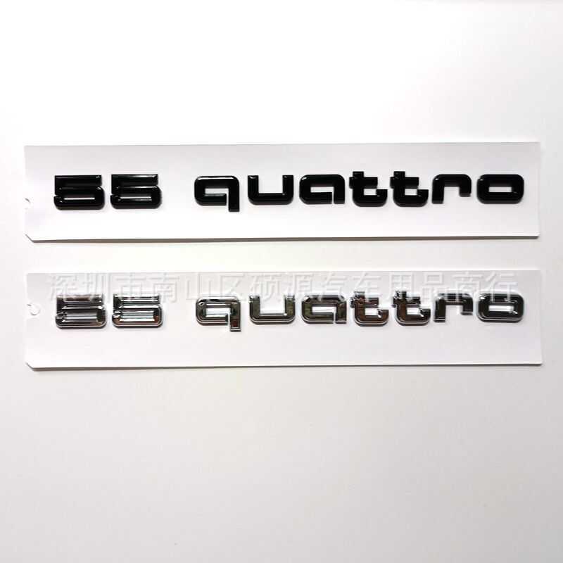 Thích hợp cho phong cách mới Audi etron Word Mark Car Mark New Electric Car Rear Tail Mark 55 quattr