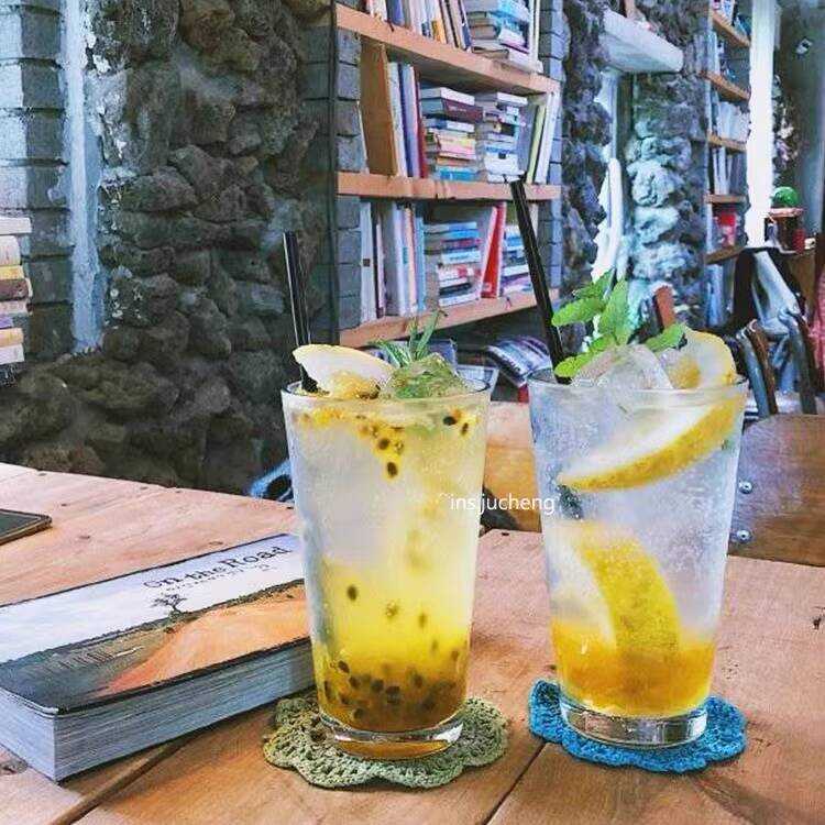 Bắc Âu Đơn Giản ins Phong Cách Hàn Quốc Trà Sữa Cốc Thủy Tinh Ice Coffee Cup Ice American Ice Latte 