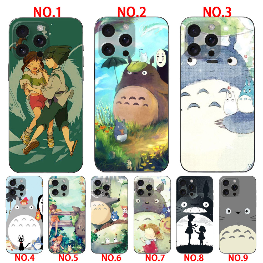 Ốp lưng Carton Studio Ghibli Spirited Away Totoro cho Samsung A03 A04 A14 A15 A16 A17 S25 S25 Ultra 