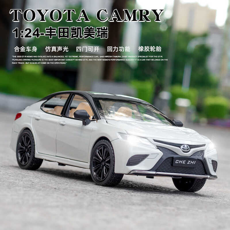 1: 24 Toyota Camry Xe Mô Hình Mô Phỏng Hợp Kim Xe Mô Hình Kéo Lại Đồ Chơi Xe Bé Trai Quà Tặng Ngoại 