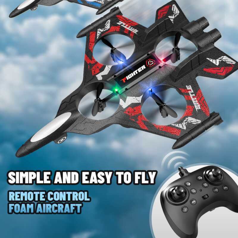 Điều khiển từ xa Quadcopter Foam Drone Máy bay điều khiển từ xa Máy bay đóng thế = Đồ chơi bé trai