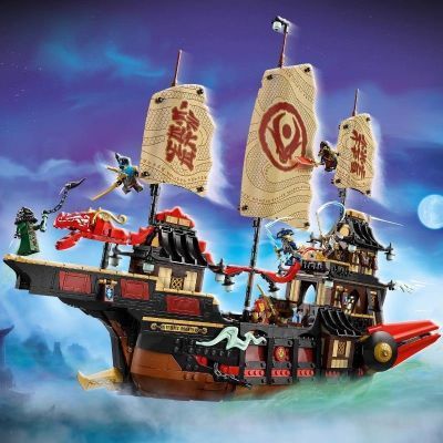Tương thích 71848 Ninjago Thuyền Buồm Destiny's Bounty Đền Thờ Mô Hình Lắp Ráp Đồ Chơi Nam Mới