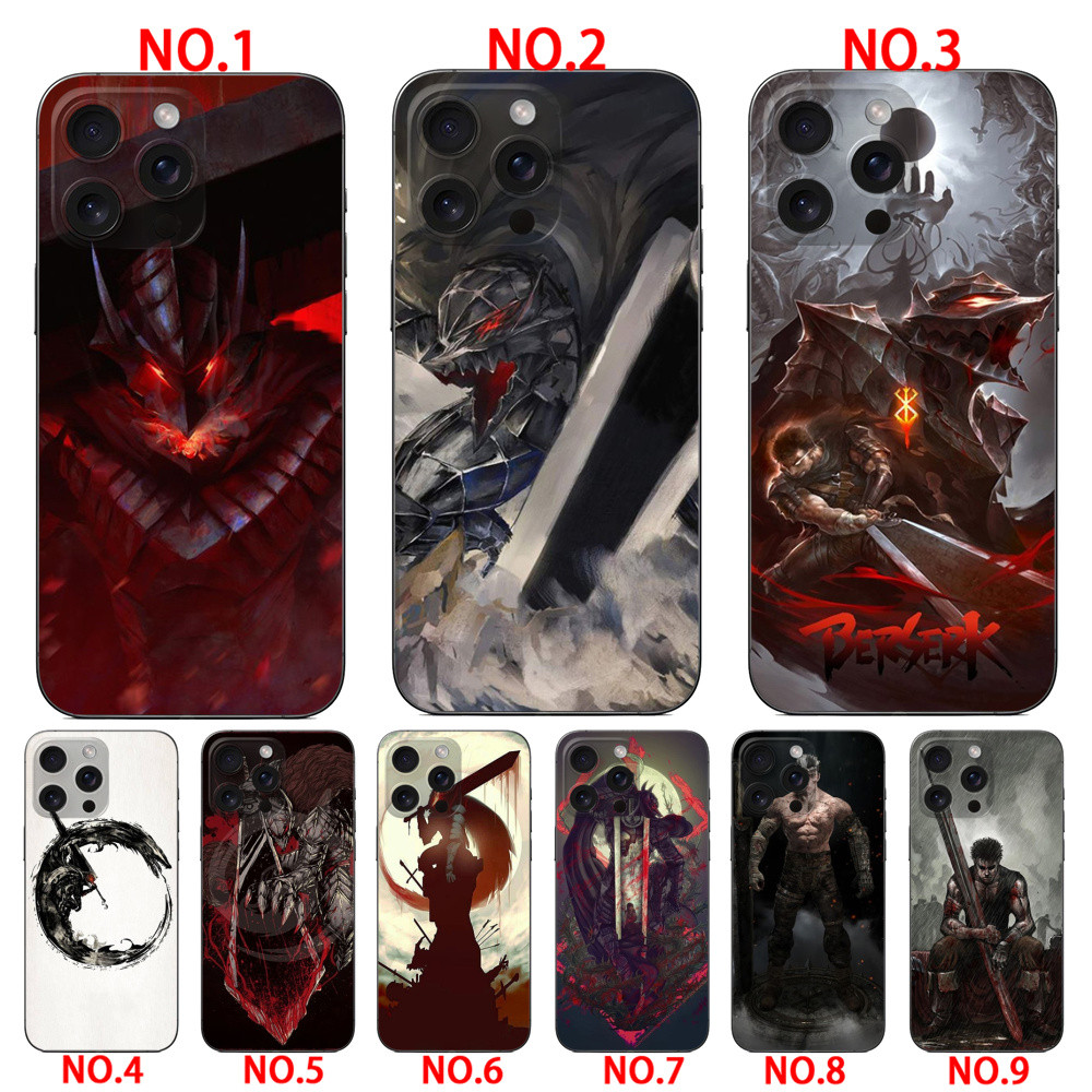 Ốp lưng Berserk cho Samsung A03 A04 A14 A15 A16 A17 S25 S25 Ultra S23 S23 Ultra