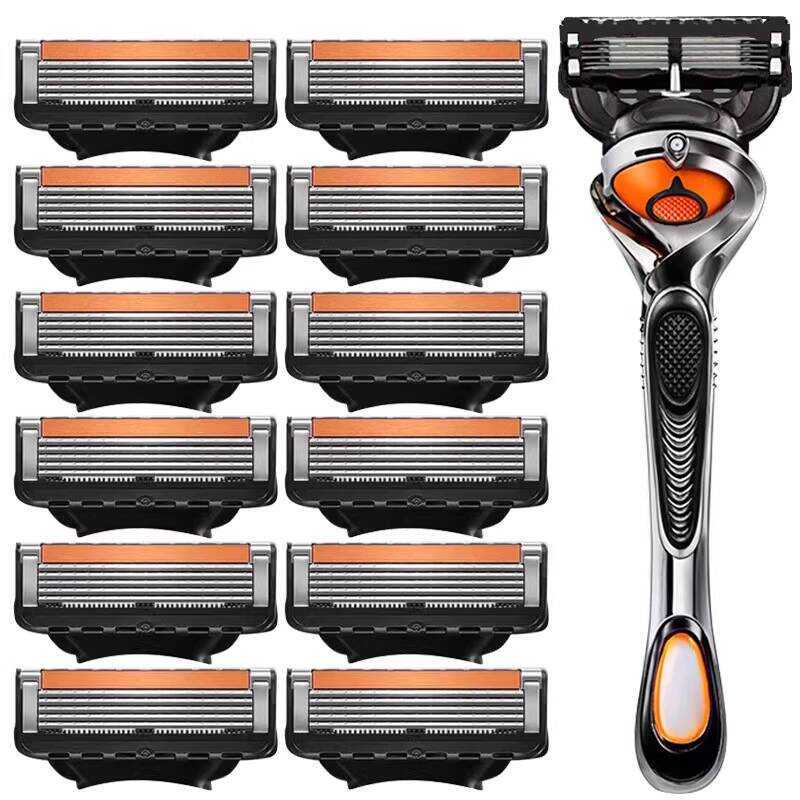Thích hợp cho Gillette Sharp Hidden Smooth Manual Razor Sharp Speed 5 Blades Nam Geely Five-Layer Bl