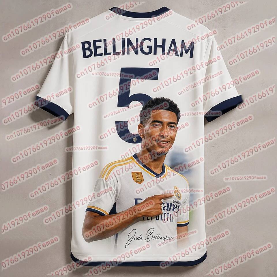 Áo jersey ngắn tay phiên bản kỷ niệm Bellingham, phù hợp vận động ngoại vi, khô nhanh và thoáng khí