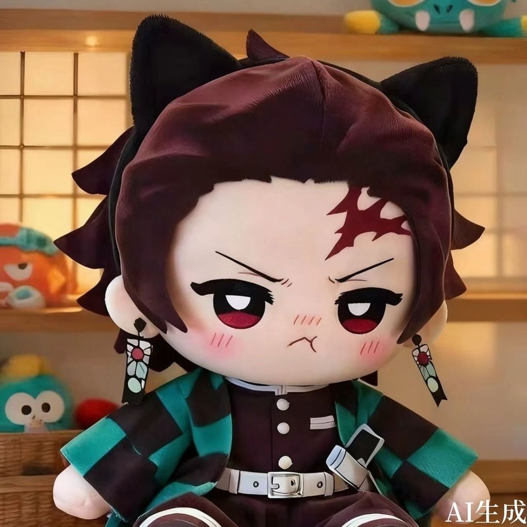 Kimetsu no Yaiba Tanjirou (Nezuko Zenitsu Inosuke) Gấu Bông 20cm Chính Hãng Dễ Thương Có Sẵn